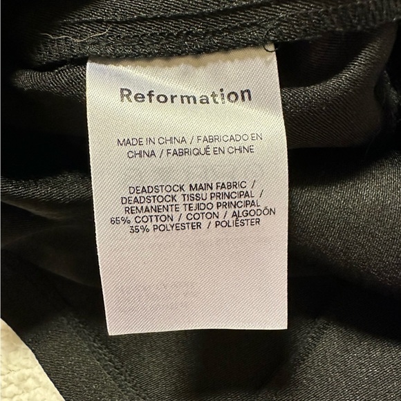 Reformation Black Sweetheart Strapless Joline Mini Dress - Picture 9 of 14